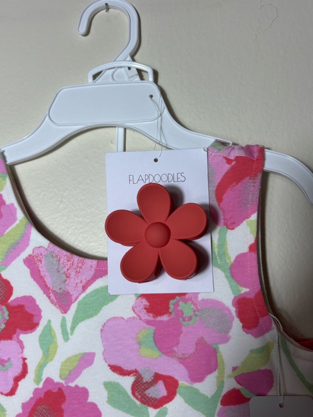 NWT Flapdoodles Kids Summer Floral Pant Dress Set Summer Sz 8 - Picture 4 of 7